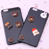 Three-dimensional food cartoon rabbit bear simulation jam cream glue mobile phone shell handmade diy resin accessories material