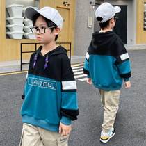 Childrens clothing boys long sleeve sweater autumn clothing 2021 New Korean version of tide clothes children handsome spring and autumn coat
