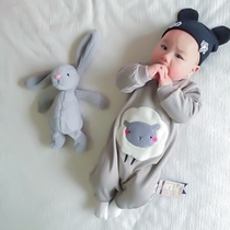 Female baby 0 one-piece clothes 1 baby 2 suits 3 newborns 4 lovely 5 months 6 out of 7 spring and autumn clothes 8 years 9