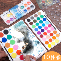 Male Lion Solid Pink Cake Water Color Solid Watercolor 12 28 28 Color 36 Color Transparent Watercolor Paint Suit to Write raw painting