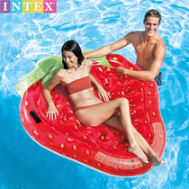 Adult swimming floating board back floating swimming artifact water inflatable bed strawberry floating cushion swimming pool air cushion bed floating bed
