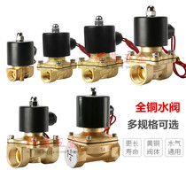 Full Copper Solenoid Valve Water Valve Air Valve 220V2 Min 3 Min 4 Min 6 Min 2 Pos Copper Coil Copper Solenoid Valve