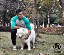 LIANG PIN Jacky beam tritium sports casual quarter sleeve top slim four-color sweatshirt 01715