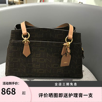 Fiannes new single shoulder axillary underpack fashion 100 hitch genuine leather handbag FAAFIFS211BRNCMLZZ