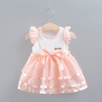 Girls Skirt 0-1-2-3-4-5-6 years old baby girl embroidered dress children princess dress girl puffy dress