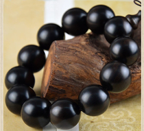 Millennium old material high oily Ebony bracelets 2 0cm 12 beads high-end leisure bracelets flash shoot