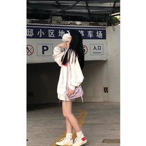 Love Post-it notes vests female 2021 autumn and winter New niche country tide oversize couple sweet cool design sense