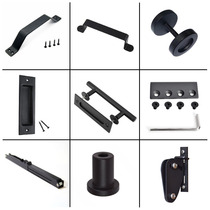 Barn door Bedroom door Composite solid wood door Glass door Sliding door American sliding door Hanging door Canggu door handle