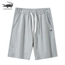 Katerlele Crocodile Crocodile Summer Mid Youth Men Shorts Thin out of loose casual sport 50% Pants trendy