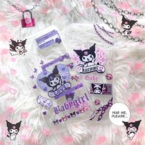 Xiaoxis soft world Korean Harajuku sweet cool dark Kuromi soft sister cute transparent mobile phone case