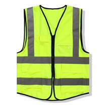 Reflective Vest Driving School Car Annual Review Construction Ground Green Waistcoat Clip Sanitation Fluorescent Clothing Worker Safety Protective Clothing