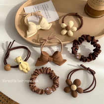 Head rope womens rubber band tied head temperament headdress high elasticity adult summer hair rope hair accessories 2022 new hair ring