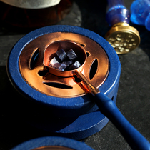 (Fine Department) Fire paint small furnace fire paint seal set paint spoon envelope seal fire paint wax grain Star handle hand account seal