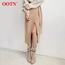 long skirt for women Winter Casual Wrap skirts high waist 19