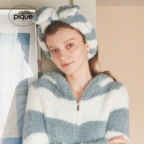 gelato pique21 fall winter new womens headband hair ornament stripe soft wash face hair band PWGA215542