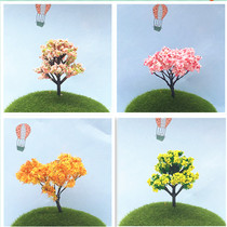 Baking Cake Decoration Pendulum Piece Although Party Themed Dress Cake Plugin Emulation Cherry Blossom Tree Christmas Tree Insert Flag