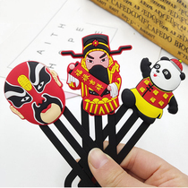 2 pieces of metal bookmarks Chinese style exquisite creative stationery students use panda facial makeup creative Childrens Day gifts