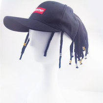 TT Reggae hiphop dirty braided hat male hip hop wig set directly wearing street wool cold hat artifact with the same