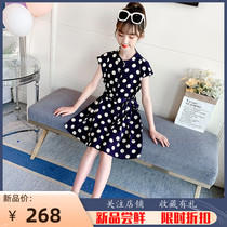 Girls dress for dress and summer clothes 2022 new foreign air CUHK child Korean version Podot princess dress girl summer skirt tide