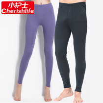 Little nurse warm pants mens De velvet black technology thin autumn pants womens pants cotton wool pants size