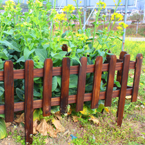 Outdoor anti-corrosion solid wood fence Wooden fence Garden fence Vegetable garden Decorative flower garden Courtyard Lawn fence greening