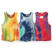 GinGinKing GGK YogaSutraTank Yoga Sutra Printed Slit Tuck Shun Feng