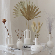 WULIHOME Silence Style Vases White Pendulum Pieces Living Room Shop Decoration Display Case Combo Shop Soft