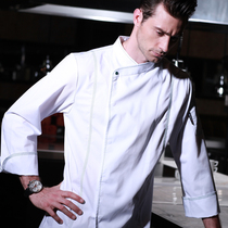 Chefs clothing Long Sleeve Hotel Western Restaurant Executive Chef Overalls Hotel Mens and Womens Kitchen Chef Costume