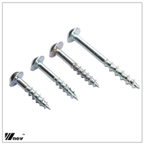 Special screw for oblique hole high-strength oblique hole locator accessories half-tooth self-tapping woodworking tool