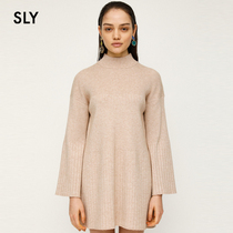 SLY new loose gentle wind short comfortable knitted dress female 030DAH73-1790
