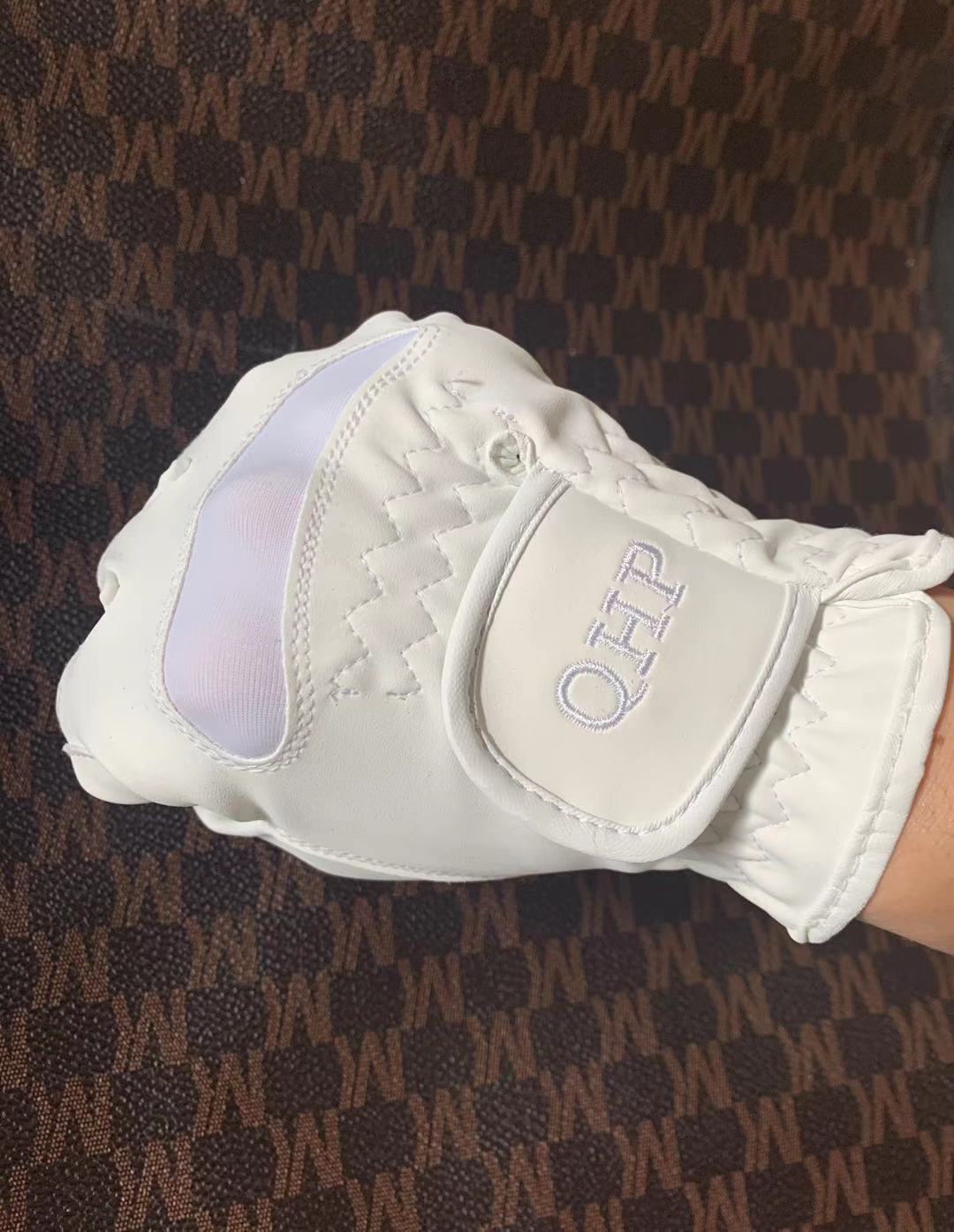 High-end equestrian gloves white competition gloves children and adults riding gloves non-slip elastic gloves equestrian supplies