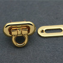 Japan imported folding lock bag folding lock high quality folding lock round ring folding lock real gold