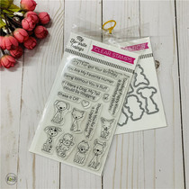 My favorite things Puppy Kisses Imported Clear Stamps & Dies