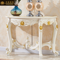 European-style masonry white table room American bar several cabinets of masonry desk deposit against wall table corridor cabinet behind the sofa table