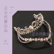 Punctuality Ballet produces professional ballet performance headdress Lilac and other crowns Handmade ballet headdress