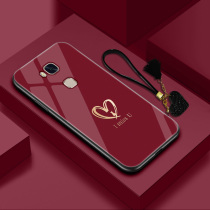 Huawei glory 5X mobile phone case kiw-al10 protective case hw Rongyu five fork drop TL00H glass mirror tlooh all-inclusive male and female couples love net red new creative tide brand in