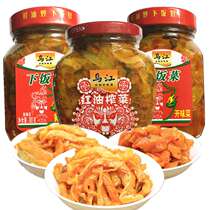 Fuling mustard tuber Wujiang meal 300g bottled three flavors optional red oil mustard yellow flower assorted cuisine