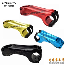 HONSUN OFF-ROAD MOUNTAIN BIKE RISER PLUS OR minus 17 degrees BIKE 90MM RISER NEGATIVE angle RISER