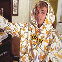 Dream House Live smiley face niche Tide brand American High Street leisure loose couple hooded sweater men ins