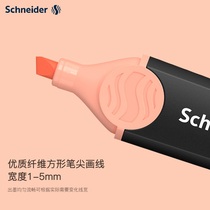 Winning the Red Dot Design Award Germany schneider schneider Job150 color highlighter student office key mark highlighter large capacity environmental Mark marker pen 5mm highlighter