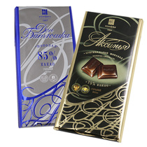 Imported Russian Axi dark chocolate 85%75%pure cocoa butter bitter mellow original fitness official