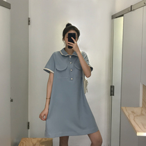 Pregnant Women summer suit summer thin high grade small fragrant wind skirt new summer fashion summer large size dress