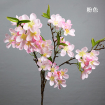 An emulated pear flower sea beginner flower cherry blossom branch fake flower silk flower Chinese flower flower plum flower family residence decoration floral art