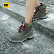 CAT Carter evergreen Bull Leather Color Woman Boots Anti Slip Wear and Wear Casual Boots