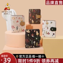 Scarecrow Card Bag Woman 2023 new cute Han Edition mini bank card package small multi - card pack