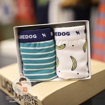 Direct Mail BLUEDOG South Korea Blue Dog Big Boy 2021 Summer Boys Quadruple Panties 2 5 10-02