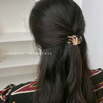 Kawano acetic acid small grab clip female Japanese and Korean temperament hairclip back of the head Net red bangs broken hairclip headgear headgear shark clip