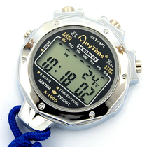 2-channel metal luminous waterproof stopwatch Track and field sports 10-channel electronic timer referee running watch