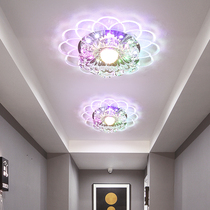  Corridor lights Aisle lights Modern simple personality Creative crystal ceiling entrance Bulls eye ceiling lamps led spotlights