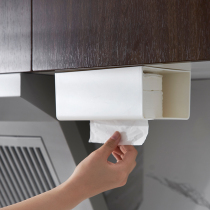 Household kitchen wall drawing paper box wall-mounted tissue box multifunctional toilet debris storage tissue rack
